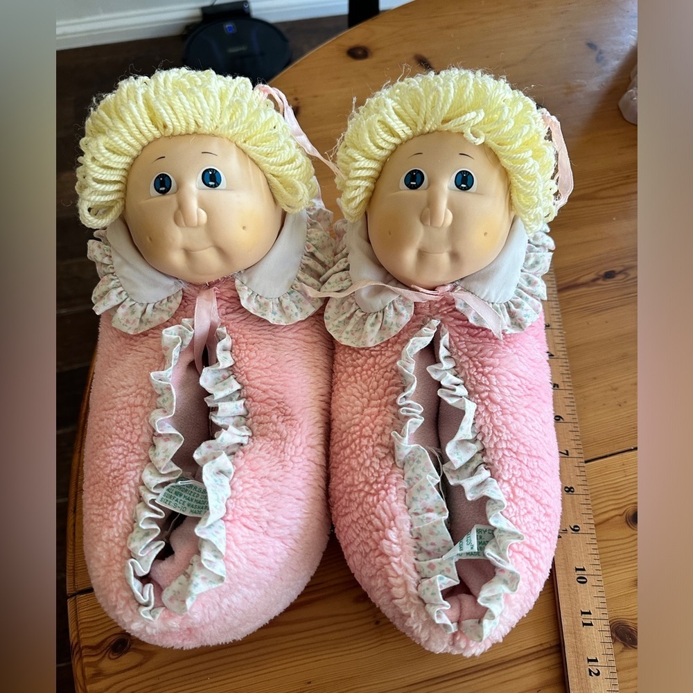 COPY - Vintage 1980s cabbage patch h kids slippers